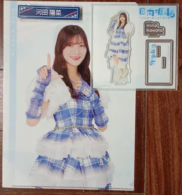 히나타자카46 복권 카와타 히나 3종 세트 컴프