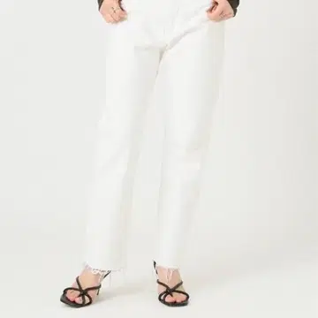 Deuxieme Classe 화이트 컷 데님