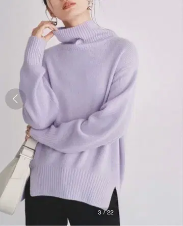 미사용 새상품 FRAY I.D 우카시 터틀 니트 풀오버