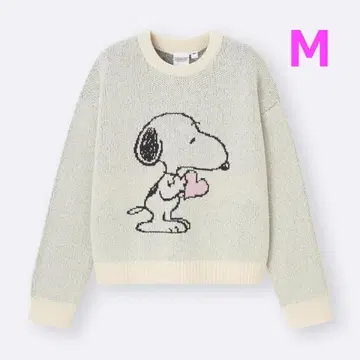 GU 완판템 스웨터 스누피 사이즈 M 미개봉 새상품
