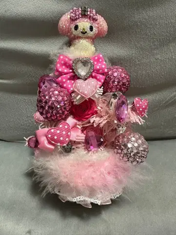 마이멜로디 크리스마스 리스 & 미니 트리 세트