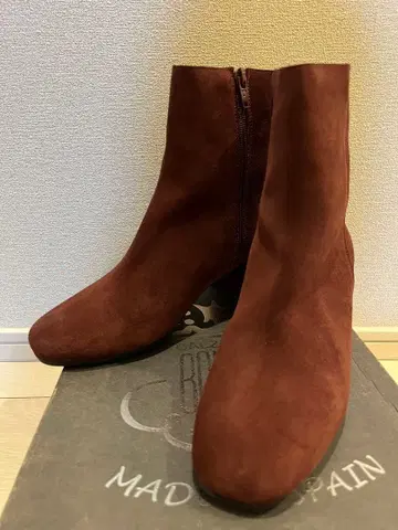 CALZADOS BONTRE 보트레 가죽 부츠 35 천연 가죽