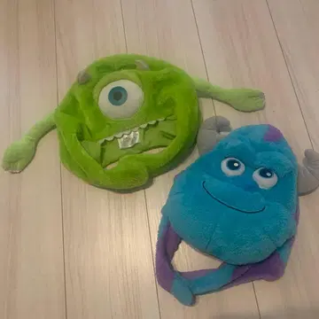 설리와 마이크 캐릭터 모자 세트 몬스터 주식회사 픽사