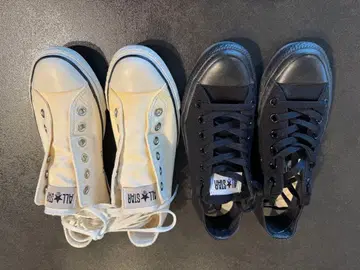 ALL STAR 스니커즈 세트 화이트 블랙