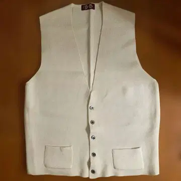 아이보리 슬리브리스 남성용 베스트 L 사이즈