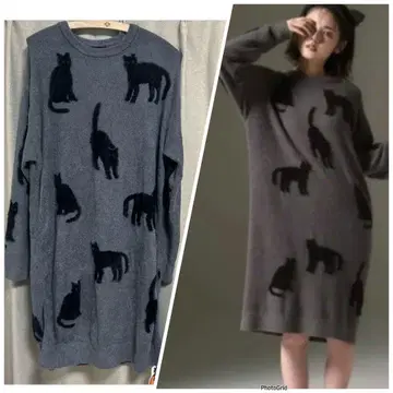 젤라또피케 레어 할로윈 한정판 검은 고양이 원피스