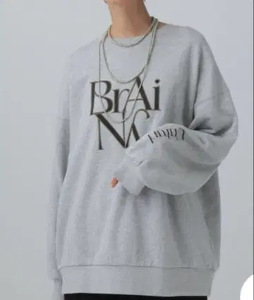 LEPSIM 모듬 로고 BIG 쭈리 풀오버 상의 트레이닝복