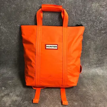 HUNTER 헌터 오렌지 백팩 토트백 2way