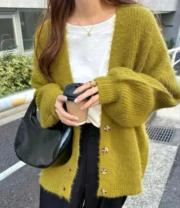 andme 페더얀 긴팔 니트 가디건