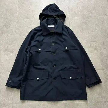 유니버설 프로덕트 맥 코트 네이비 후드 탈부착 가능 사이즈 2