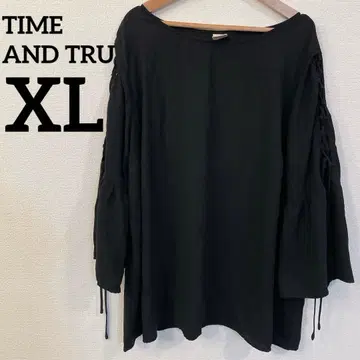 레어 TIME AND TRU [ XL ] 블랙 레이스업 레이스업 XL