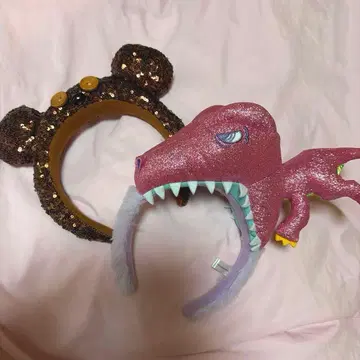 [ 낱개 판매 가능 ] USJ 팀 공룡 머리띠 2개 세트