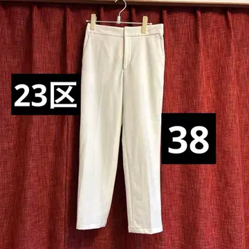 (23구) 화이트 스트레치 팬츠