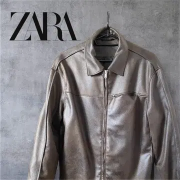 ZARA 페이크 가죽 자켓