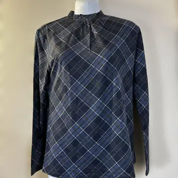 DAKS 다크 블루 체크 무늬 사이즈 40