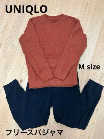 UNIQLO 니트 플리스 세트 파자마 상하의 세트 M(남성용)