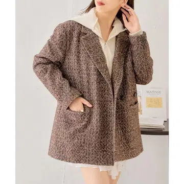 새상품 [Chico] 오버 더블 트위드 자켓 치코