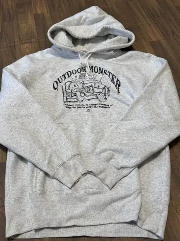 OUTDOOR MONSTER 후드 부착 맨투맨 M