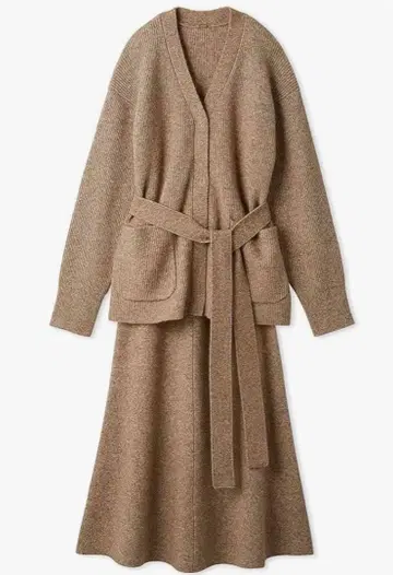 미라 오웬 니트 가디건 스커트 SET 미라 오웬 셋업