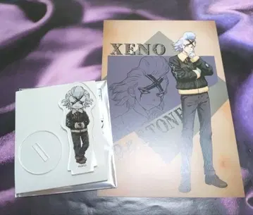 [ Dr.STONE ] 제노 그래프아트 아크릴 스탠드 플라이트 자켓