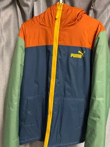 PUMA 후드 부착 다운 자켓