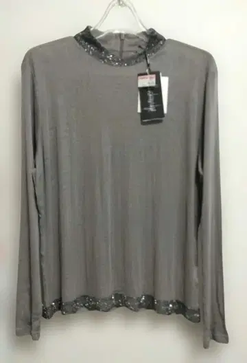 브레켄리지 Breckenridge 실크 100% 티셔츠 그레이 LL