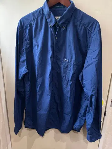LACOSTE 네이비 긴팔 셔츠 44
