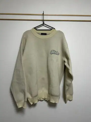 Lucky Fluke 맨투맨 L 사이즈 크림색