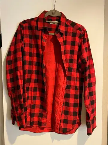 15aw Rags McGREGOR 블록 체크 셔츠 사이즈 M