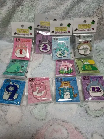 설명문 필독 이웃집 토토로 탄생월 핀 배지