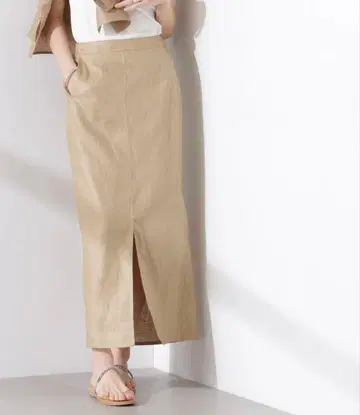 나노 유니버스 유럽 플럭스 사이드 절개 I 라인 스커트