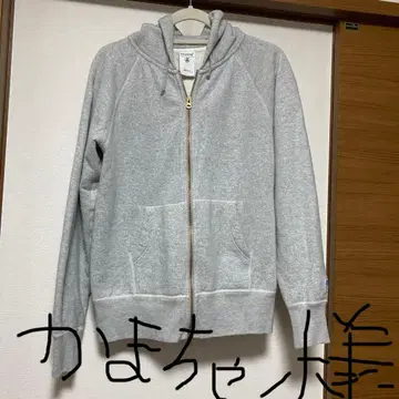 오르치발 그레이 풀 지퍼 후드티 사이즈 4