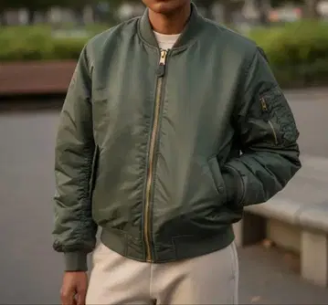 플라이트 자켓 L 사이즈 네이비