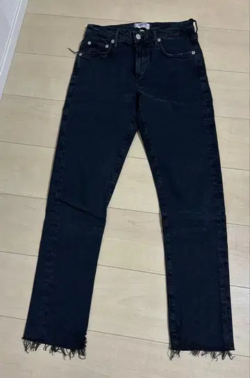 AGOLDE 스키니 블랙 데님