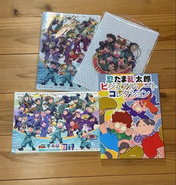 닌타마 란타로 비주얼 아트 컬렉션/원화전 도록, 클리어 파일 세트