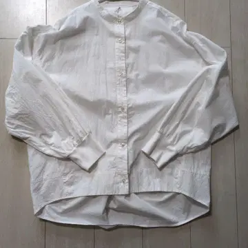 스튜디오 클립 스탠드 카라 코쿤 셔츠