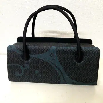 순수 실크 타테니시키 리큐 기모노 가방