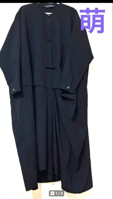 센소유니코 모유루 블랙 원피스 비대칭