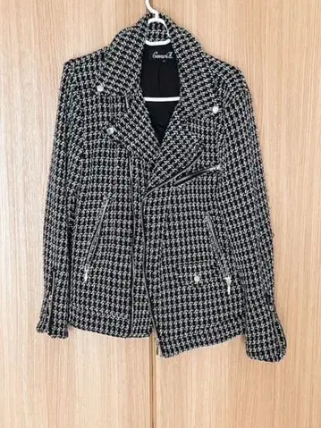 CavariA 디자인 더블 라이더 자켓 그레이 L