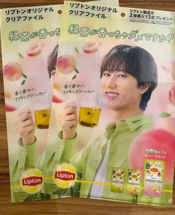 Lipton 클리어 파일 2장 세트