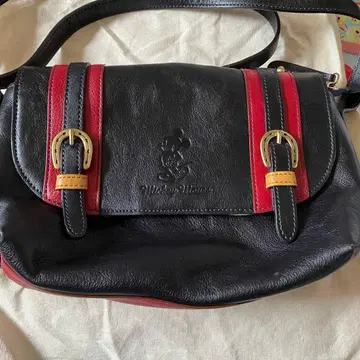 Mickey Mouse 숄더백 블랙 레드