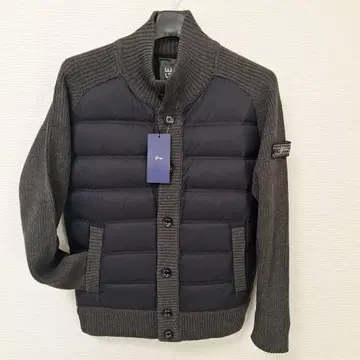 GSTAGE 다운 자켓 니트 콜라보 다운 90% 페더 10%