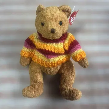 Ty ty 비니 베이비스 스웨터 입은 곰 인형