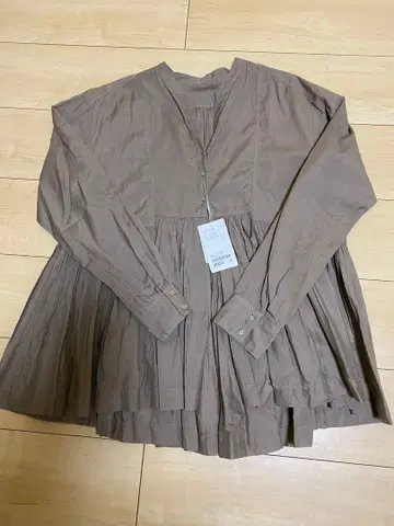 모카색 FREE 사이즈 긴팔 튜닉