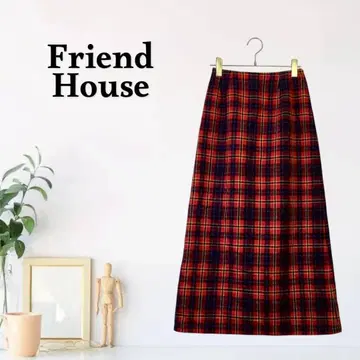 zG483 [ XS ] Friend House 롱 기장 플레어 스커트