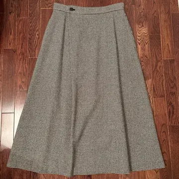 GALERIE VIE 체크 무늬 롱 스커트