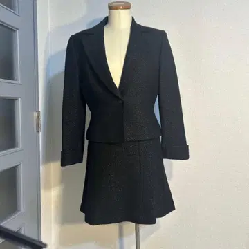 마리끌레르 M 자켓 스커트 블랙 여성용 9