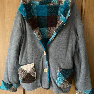 여성용 M 리버서블 보아 자켓