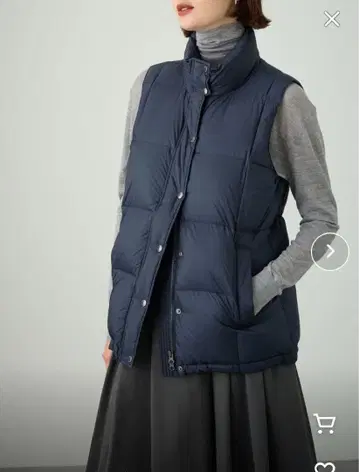 TAION 콜라보 노크 NORC 다운 베스트 네이비