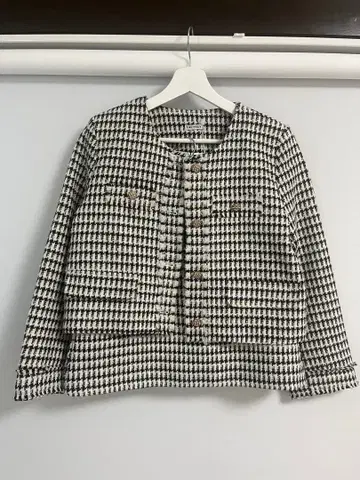 트위드 하운드투스 체크 패턴 셋업